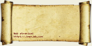 Lidija Hrnjaković vizit kartica